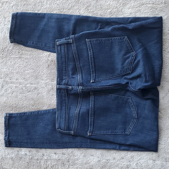 Agolde Dark Medium Wash Mid Rise Skinny Blue Jeans Size 25 Waist 25 Inches - Picture 6 of 6